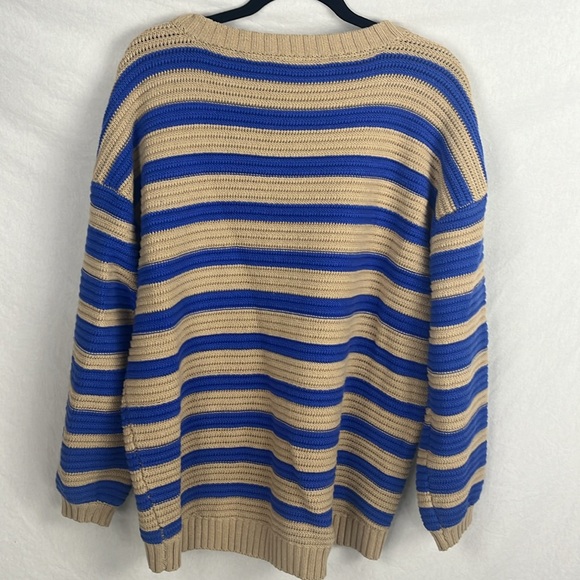 Free people small striped blue & tan - Picture 6 of 7